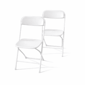 White Folding Chairs Rental